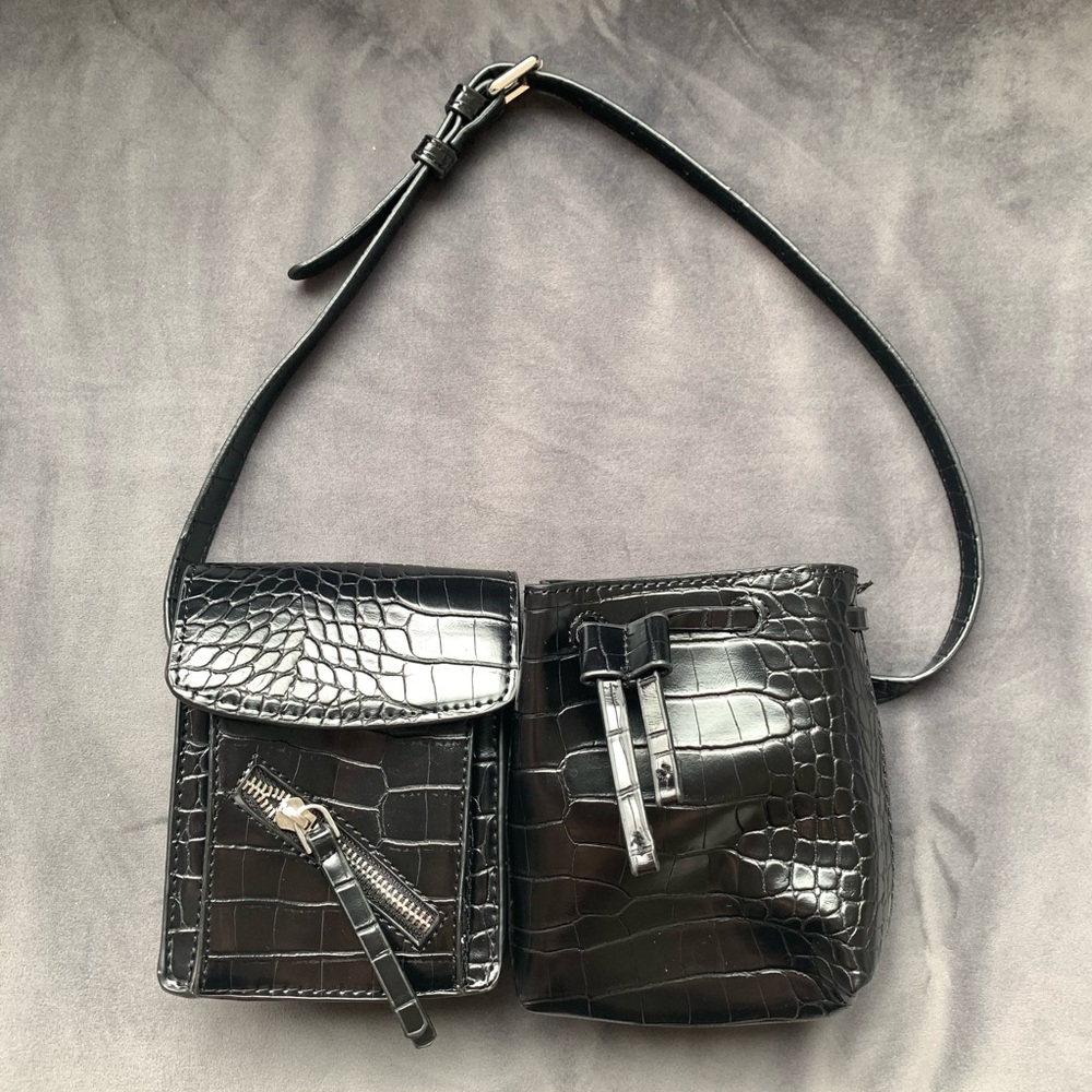 Mango belt bag, black